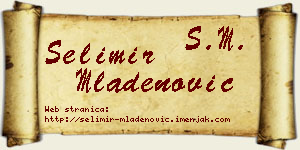 Selimir Mladenović vizit kartica